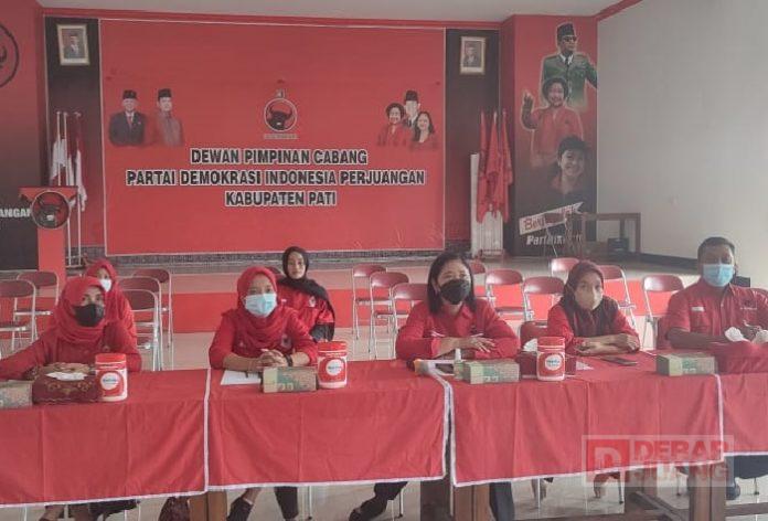 Ikuti Zoom Meeting DPP Partai, Banteng Pati Siap Sinkronisasi Arahan