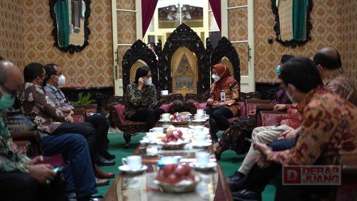 Karawuhan Menkeu, Mbak Eisti Dorong Sinergitas Atasi Rob Sayung