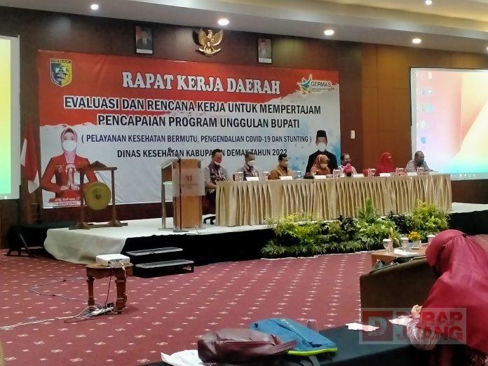 Komitmen Perkuat Sektor Kesehatan, Bupati Demak Pimpin Raker Dinkes