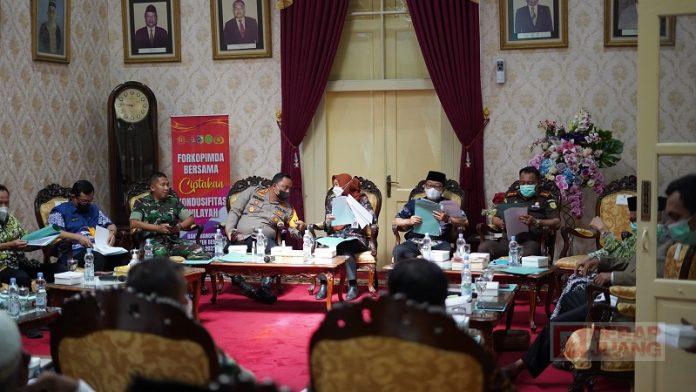 Mbak Eisti Soliditas Forkopimda, Ciptakan Kondusivitas