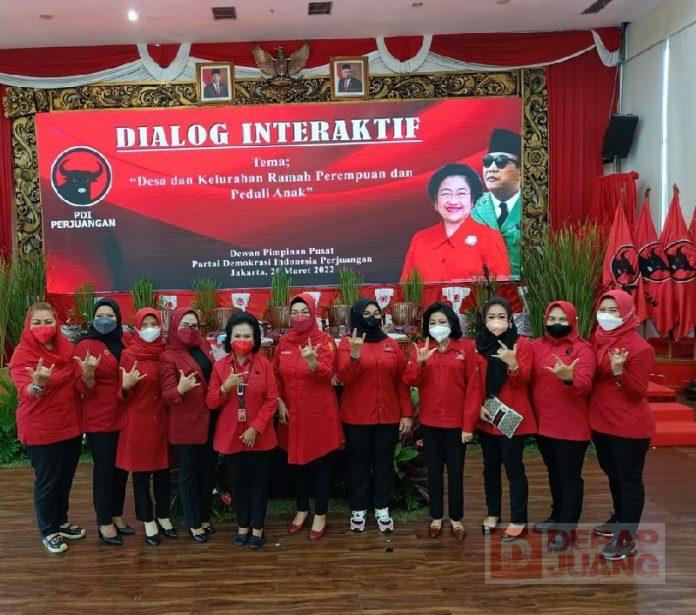 Mbak Etik Ikuti Dialog Desa Ramah Perempuan dan Peduli Anak DPP Partai