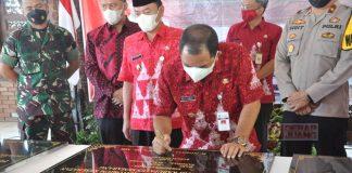 Ngesti Nugraha Resmikan Proyek Pembangunan Tahun Anggaran 2021