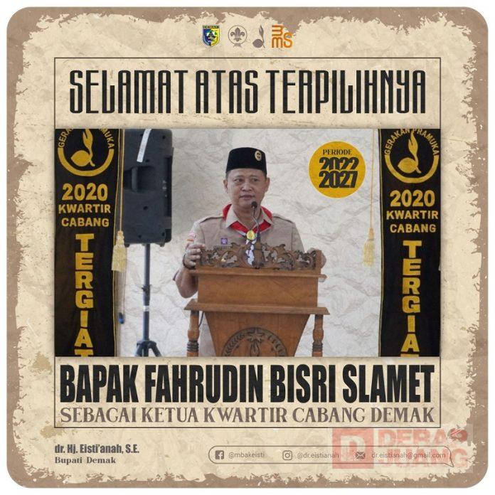 Sah! Slamet Terpilih Sebagai Ketua Kwarcab Demak
