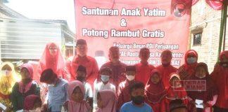 Santunan Yatama dan Cukur Gratis, PAC Bae: Beri Kontribusi Positif