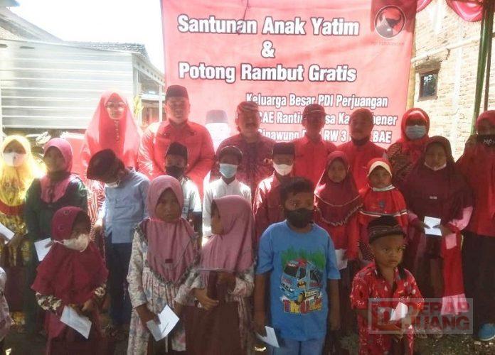 Santunan Yatama dan Cukur Gratis, PAC Bae Beri Kontribusi Positif (2)