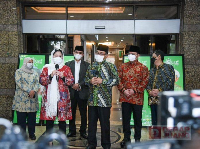 Silaturahmi ke PBNU, Puan Kami Sepakat Jaga Harmoni Antara Seluruh Umat Beragama