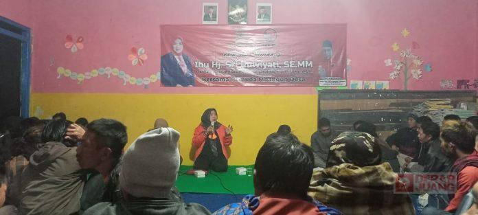 Sri Ruwiyati Hadiri Acara Bersama Pemuda Mbangun Desa