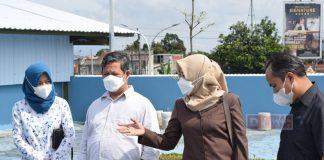 Srikandi Banteng Salatiga Sidak Pembangunan Pasar Rejosari