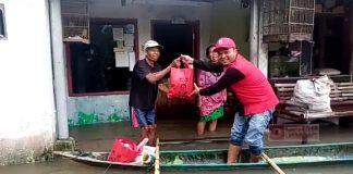 Tanggap Bencana Banjir, Sunarna Salurkan Bantuan Sembako di Nusawungu