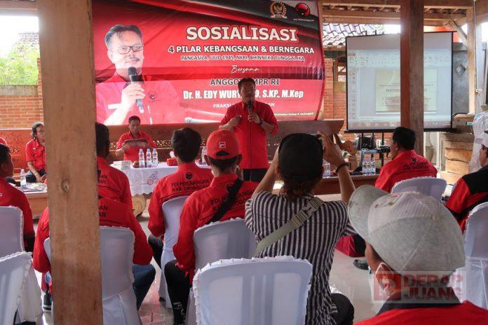 Temui Kader Partai, Edy Wuryanto Sosialisasi 4 Pilar Kebangsaan dan Bernegara