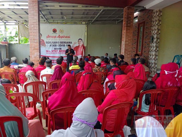 Temui Konstituen, Utut Adianto Gelar Reses Serap Aspirasi