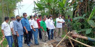 Tinjau Jembatan Sibendo, Wabup Riswadi: Segera Diperbaiki