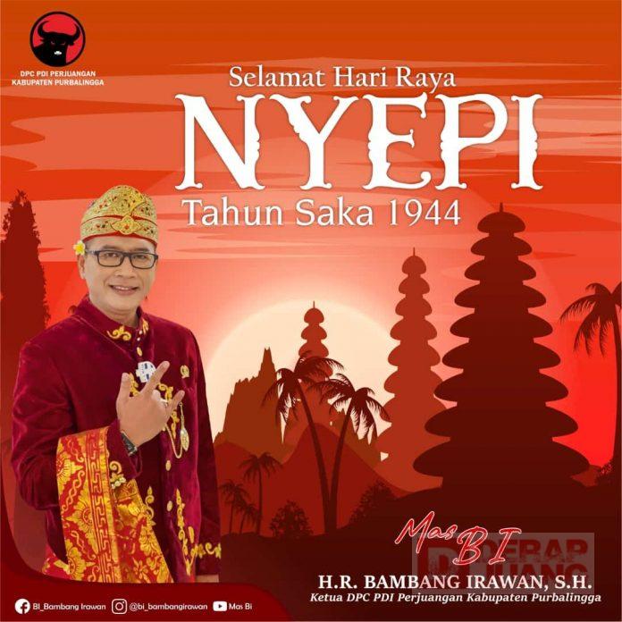 Ucapan Selamat Nyepi DPC Purbalingga