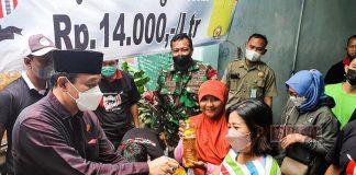 Kelangkaan Minyak Goreng, Bagus Selo Gelar Operasi Pasar