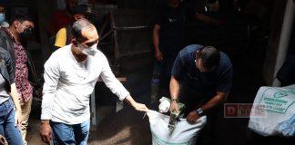 Sumanto Tinjau Proses Pengolahan Pupuk Organik