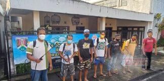 Cegah Covid, Gamal Arif Lakukan Penyemprotan Disinfektan