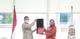 Sri Mulyani Serahkan LKPD Ke BPK-RI Jawa Tengah