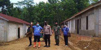 Welas Tinjau Pembangunan Rumah Exodan Di Bumiharjo