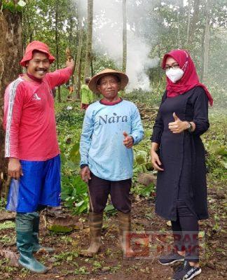 Sri Rejeki Tinjau Bakal Gedung Usaha Milik Petani