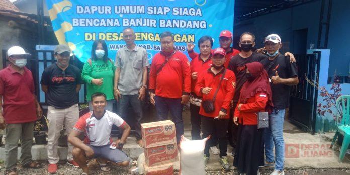 Wujud Kepedulian Baguna Banyumas Bantu Korban Terdampak Banjir