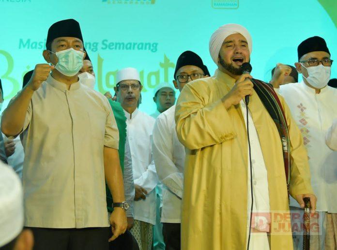 Bersama Habib Syech, Mas Hendi Sampaikan Pesan Jaga Kondusifitas Bangsa