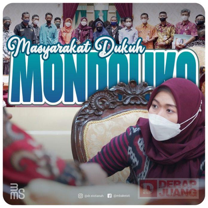 Bertemu Masyarakat Mondoliko, Bupati Demak Berikan Bantuan Boyong Desa