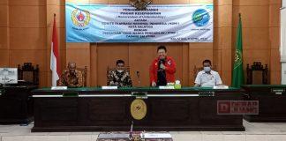 Bung Dance Hadiri Penandatanganan MoU KONI dan PTWP Salatiga