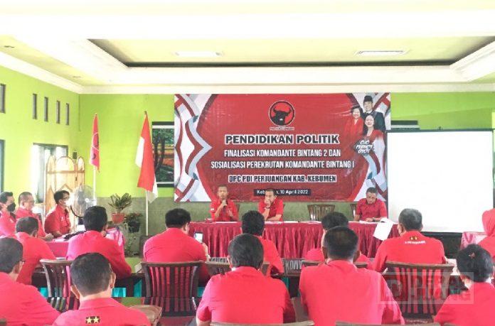 DPC PDI Perjuangan Kebumen Gelar Pendidikan Politik