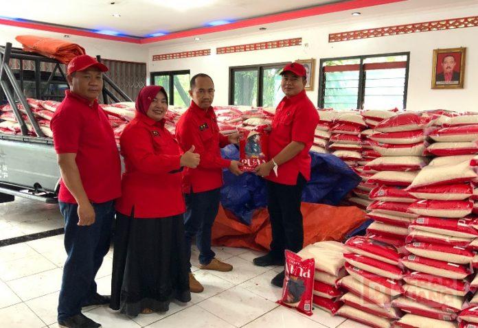 DPC PDI Perjuangan Kudus Distribusikan 6.900 Beras Mbak Puan