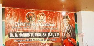 Di Kota Tegal, Haris Turino Gelar Sosialisasi Empat Pilar Kebangsaan