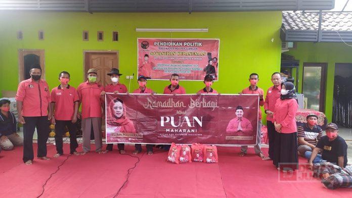Gotong Royong, KomandanTe Dapil 3 Demak Perkuat Otot dan Fikir Kader