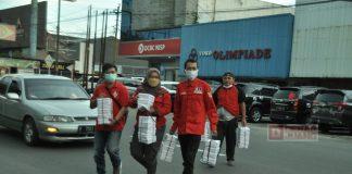 Indahnya Berbagi, Komunitas Juang Banyumas Bersama Mbak Casytha Bagikan 500 Paket Takjil