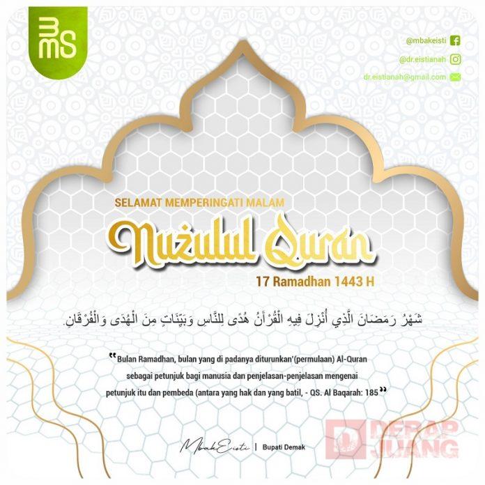 Mbak Eisti Tingkatkan Iman dan Taqwa, Maksimalkan Malam Penuh Kebaikan