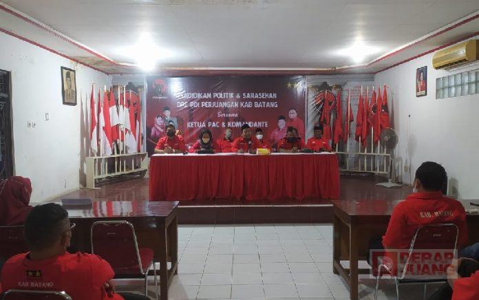 Melalui Pendidikan Politik dan Sarasehan, DPC PDI Perjuangan Batang Perkuat Barisan