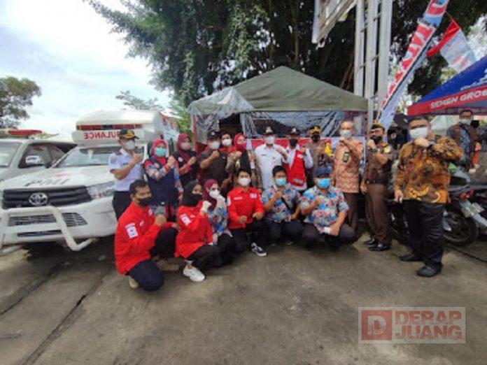 Menyambut Lebaran, Sri Sumarni Cek Posko PMI