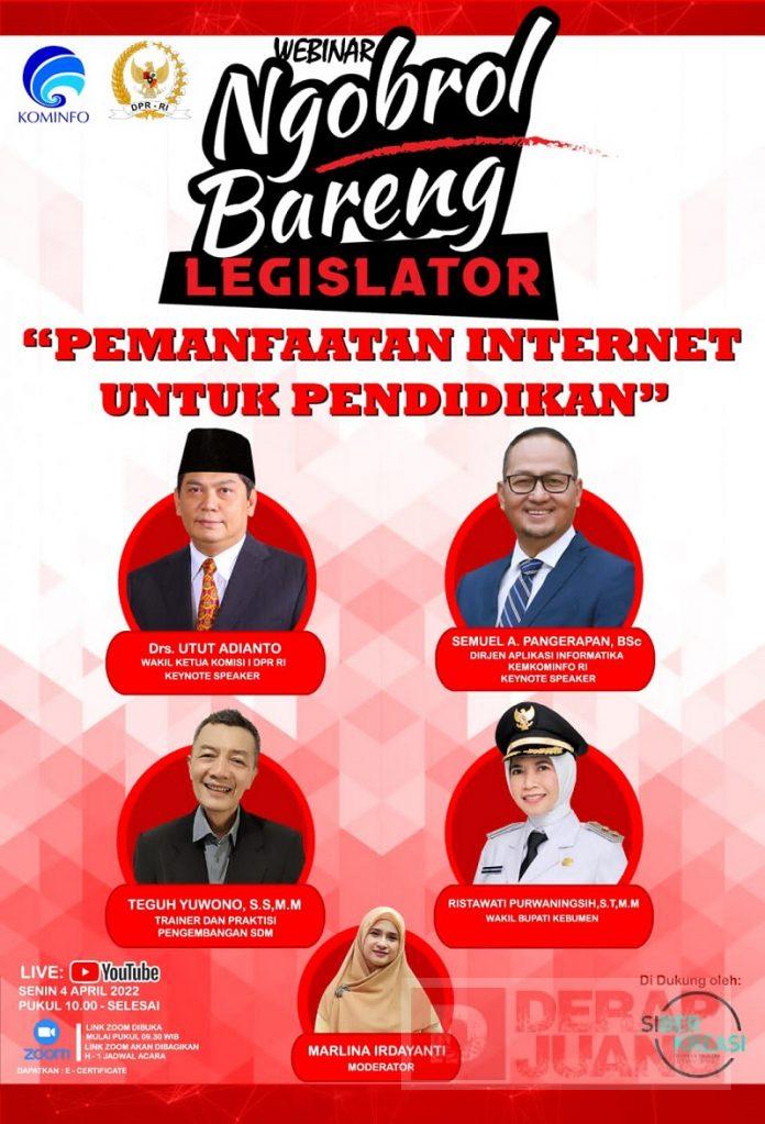 Ngobrol Bareng Legislator dengan Wakil Bupati Kebumen, Bahas Pemanfaatan Internet untuk Pendidikan
