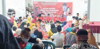 PAC Bae Kudus Gelar Santunan Yatama dan Penyaluran Beras Mbak Puan