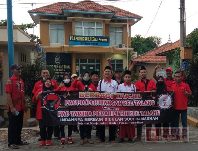 PAC dan TMP Kecamatan Talang Gelar Giat Bersama Bagikan Takjil