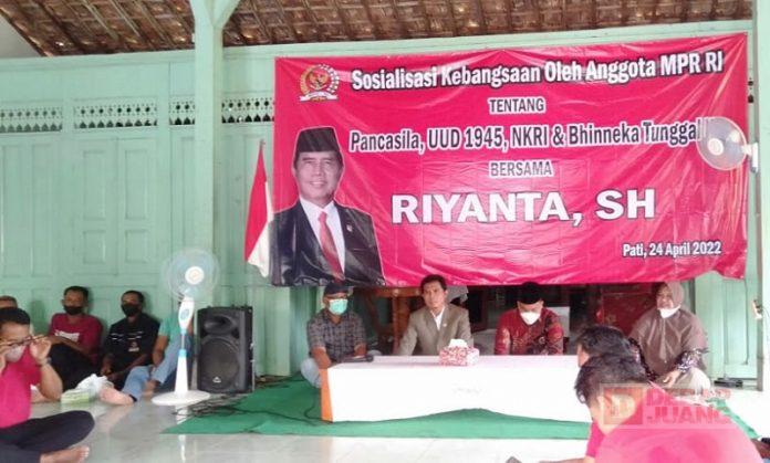 Riyanta Galakkan Sosialisasi 4 Pilar Kebangsaan di Pati