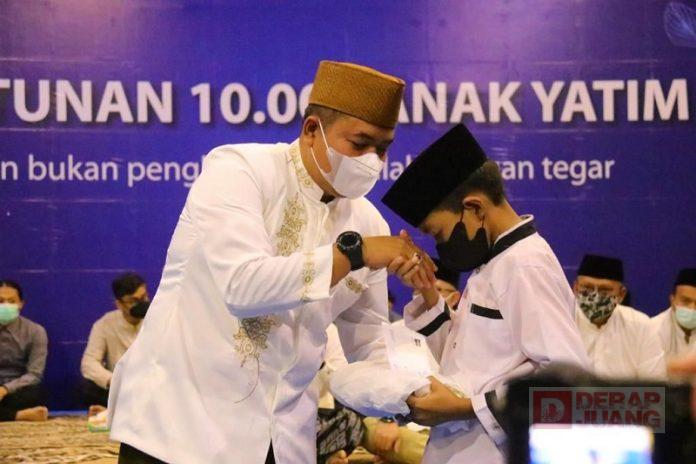 Santunan Anak Yatim, Masan Bulan Berkah Penuh Semangat