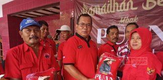 Sarimun Serahkan Beras Mbak Puan ke Struktural Partai