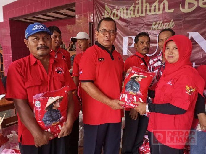 Sarimun Serahkan Beras Mbak Puan ke Struktural