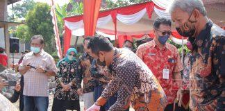 Supriyanto Hadiri Peletakan Batu Pertama Pembangunan SMP-SMA