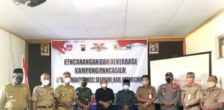 Bambang Sadriyanto Hadiri Pencanangan Kampung Pancasila