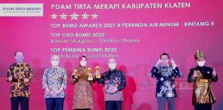 Kabupaten Klaten Sabet 3 Penghargaan Dalam TOP BUMD Award