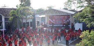 Bersama Masyarakat, Banteng Jepara Ikut Catat Rekor MURI SICITA