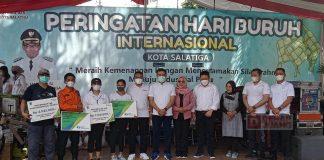 Bung Dance Hadiri Peringatan Hari Buruh Internasional