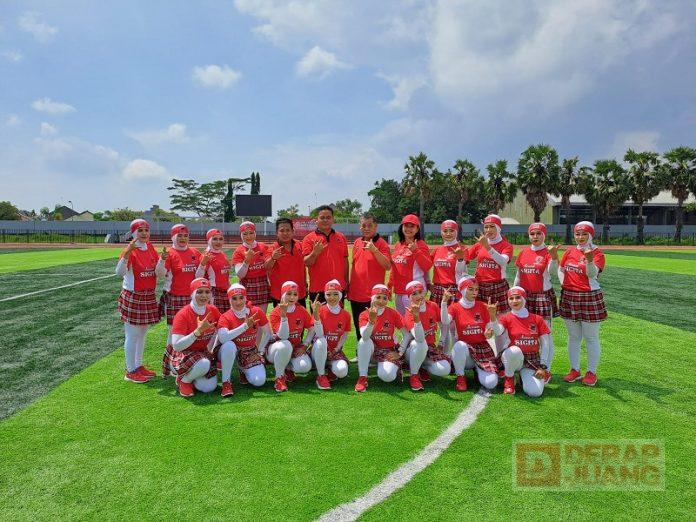DPC PDI Perjuangan Pati Semarakkan Lomba Senam Cinta Tanah Air (Sicita)