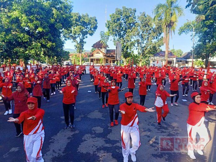 DPC PDI Perjuangan Pekalongan Ikut Pecahkan Rekor Muri Sicita (2)