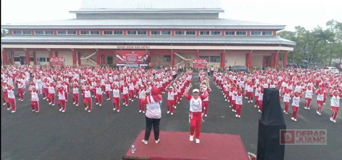 GOR Satria Purwokerto Memerah, SICITA PDI Perjuangan Pecahkan Rekor MURI